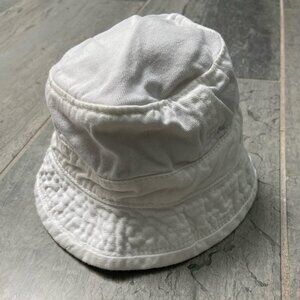 Baby Gap Cotton Bucket Sun Hat – White, Size XS (up to 3 months)
